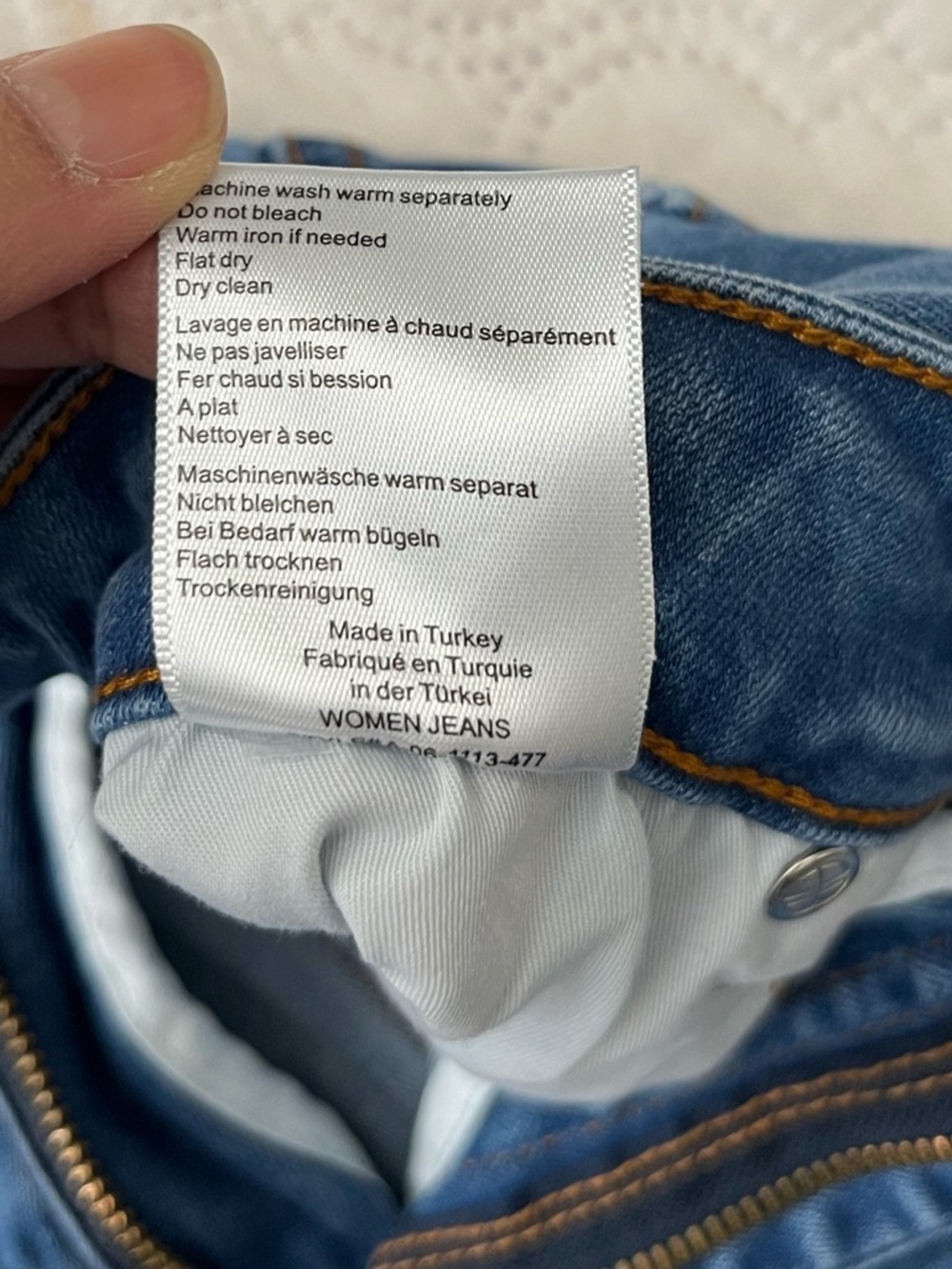 ANINE BING Jane Skinny/Slim Jeans in Cascade Blue – Size 30 - Picture 9 of 14